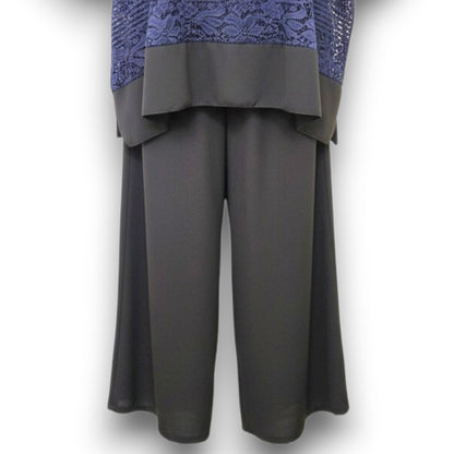 Maxi Maglia Doppia in Pizzo e Viscosa Assia