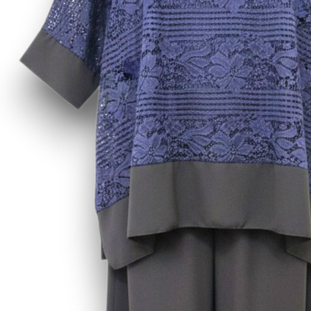 Maxi Maglia Doppia in Pizzo e Viscosa Assia