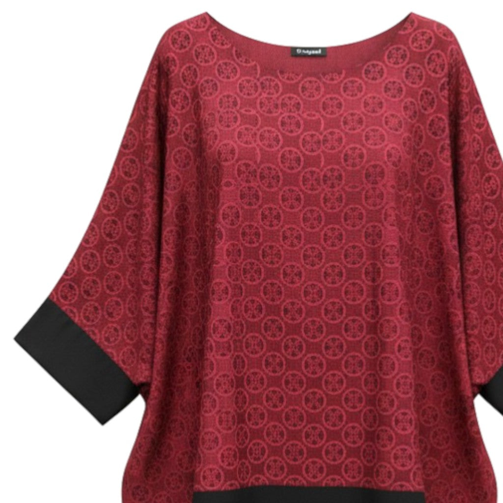 Maxi Maglia Doppia in Pizzo e Viscosa Alessia