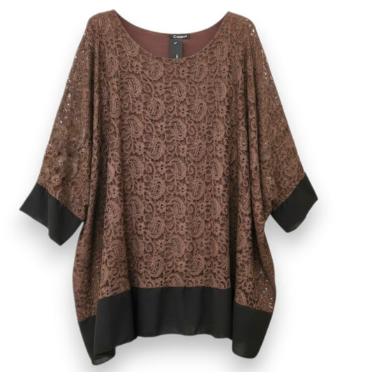 Maxi Maglia Doppia in Pizzo e Viscosa Allegra