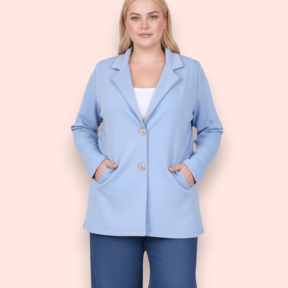 Maxi Giacca 100% Viscosa Elasticizzata Ileana