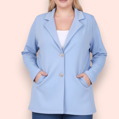 Maxi Giacca 100% Viscosa Elasticizzata Ileana