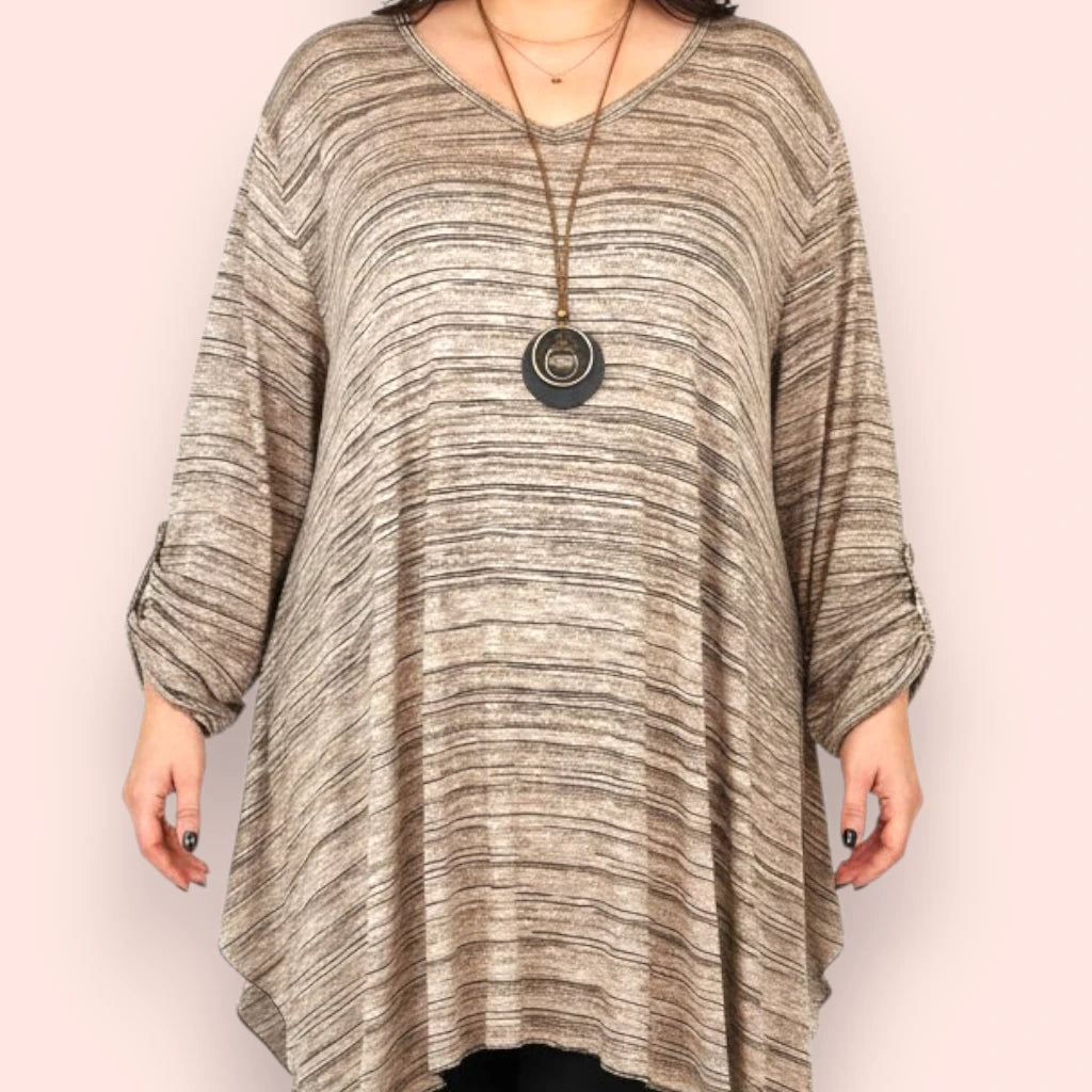 Completo Taglie Forti Con Collana Agrifoglio