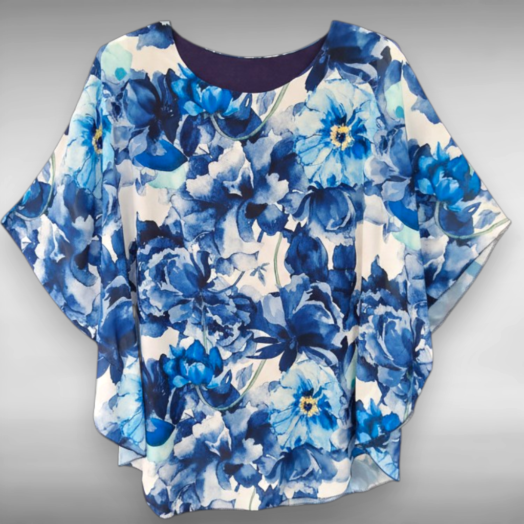 Maxi Maglia in Georgette Viry