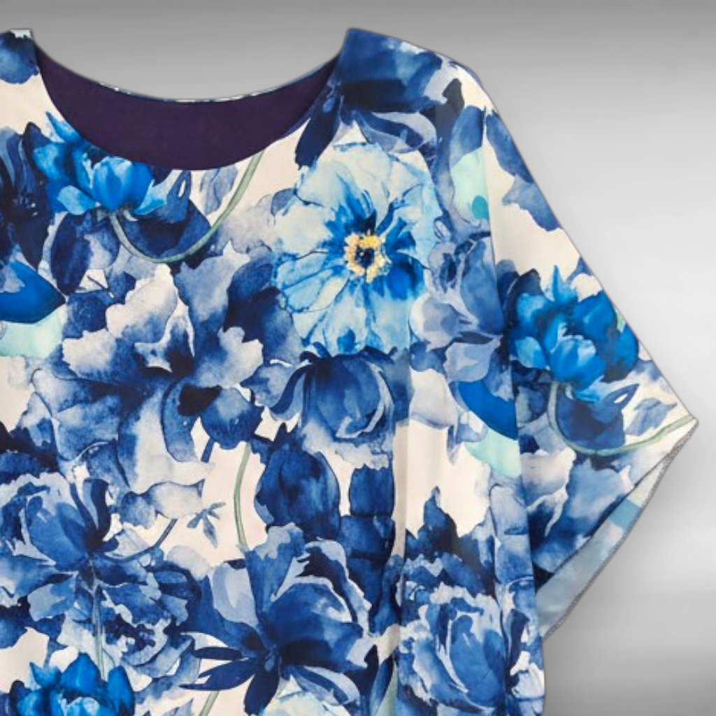 Maxi Maglia in Georgette Viry