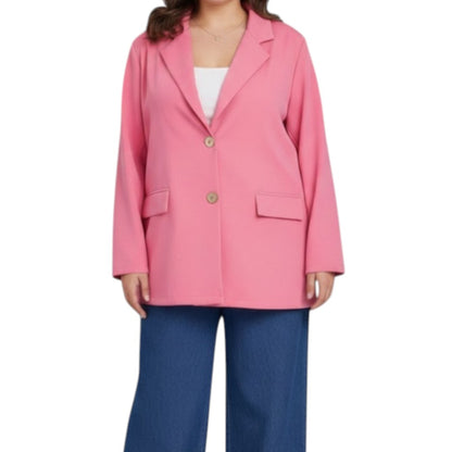 Maxi Giacca 100% Viscosa Elasticizzata Iris