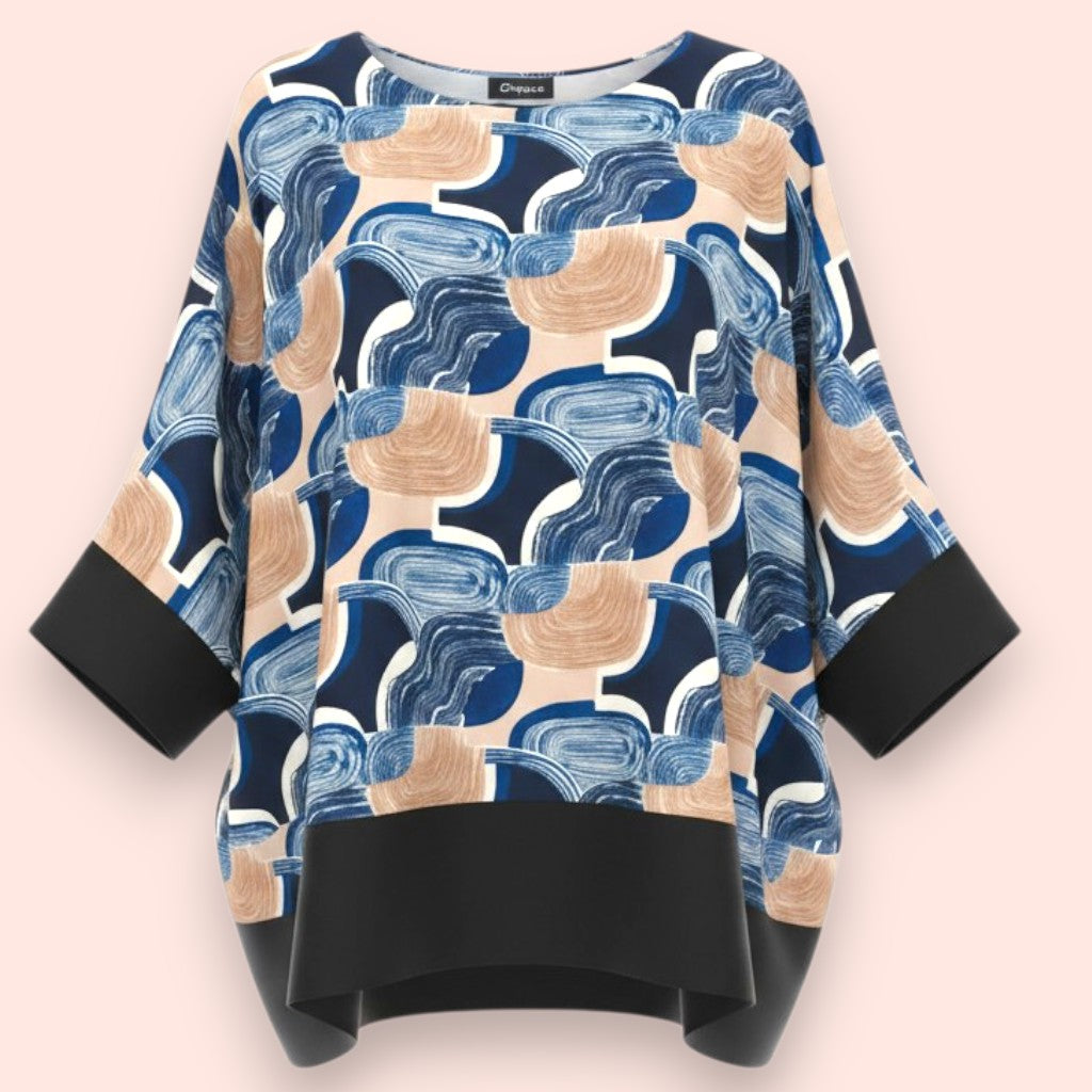 Maxi Maglia Doppia in Georgette e Viscosa Arita