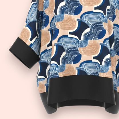 Maxi Maglia Doppia in Georgette e Viscosa Arita