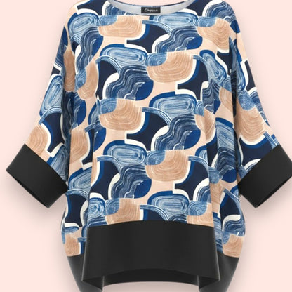 Maxi Maglia Doppia in Georgette e Viscosa Arita