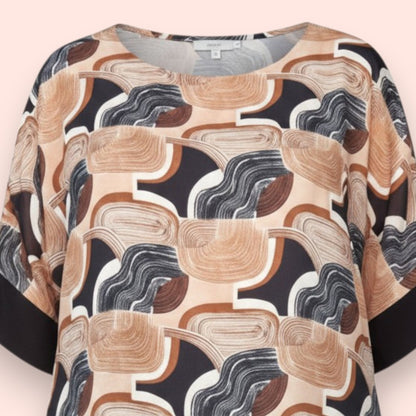 Maxi Maglia Doppia in Georgette e Viscosa Adua