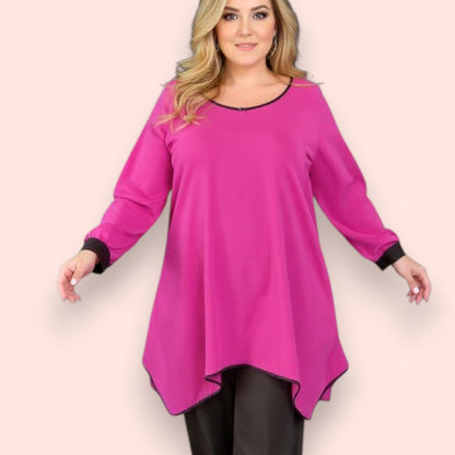 Maxi Maglia Girocollo Zira