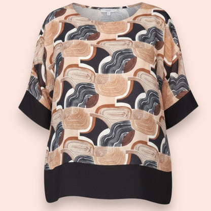 Maxi Maglia Doppia in Georgette e Viscosa Adua