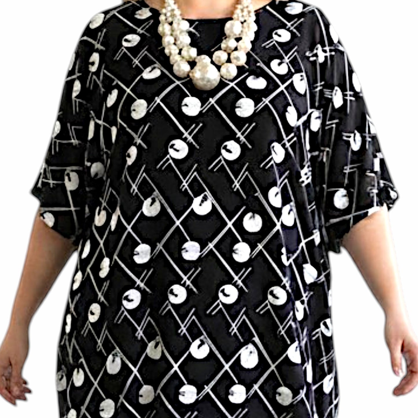 Maxi Maglia  Taglie Forti Elasticizzata Clelia