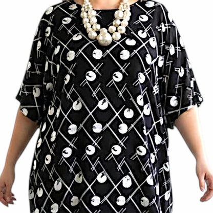 Maxi Maglia  Taglie Forti Elasticizzata Clelia