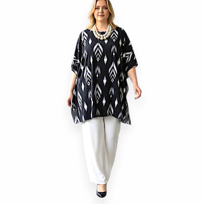 Maxi Maglia  Taglie Forti Elasticizzata Creta