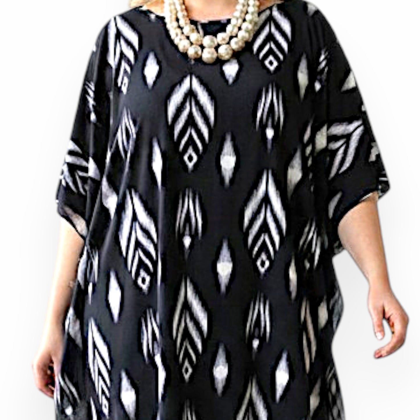 Maxi Maglia  Taglie Forti Elasticizzata Creta