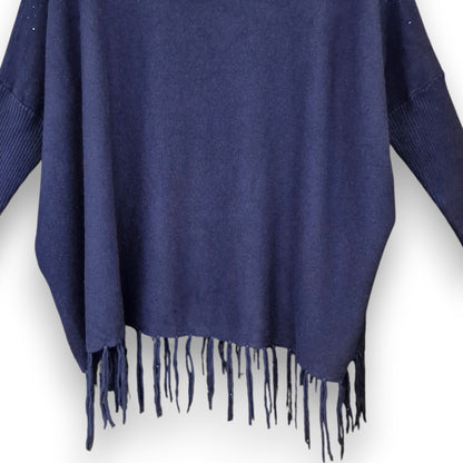 Maxi Maglia con Fiori e Strass Odette