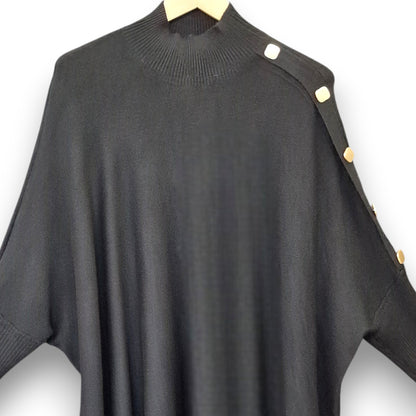 Maxi Maglia con Bottoni Dorati Ilary