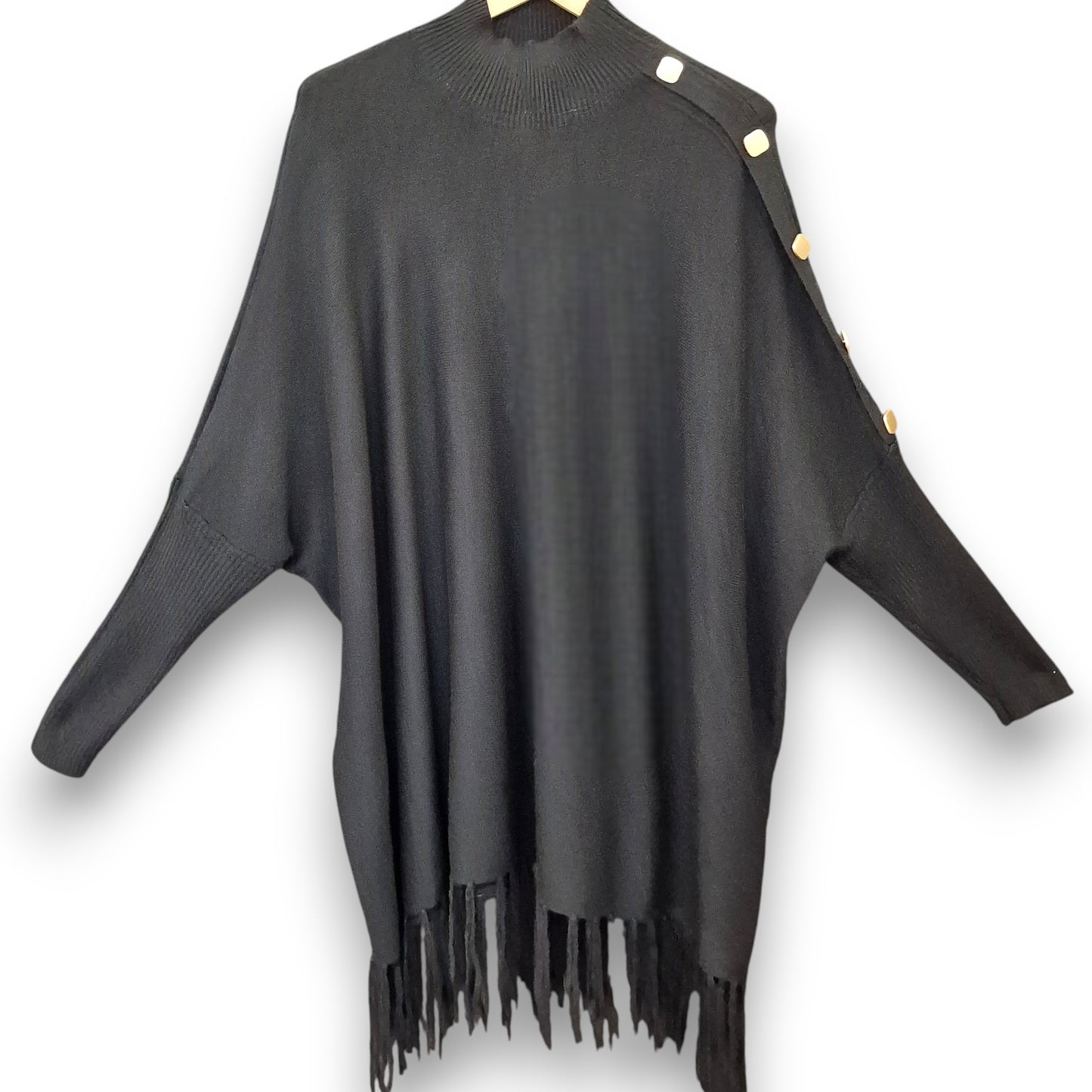 Maxi Maglia con Bottoni Dorati Ilary