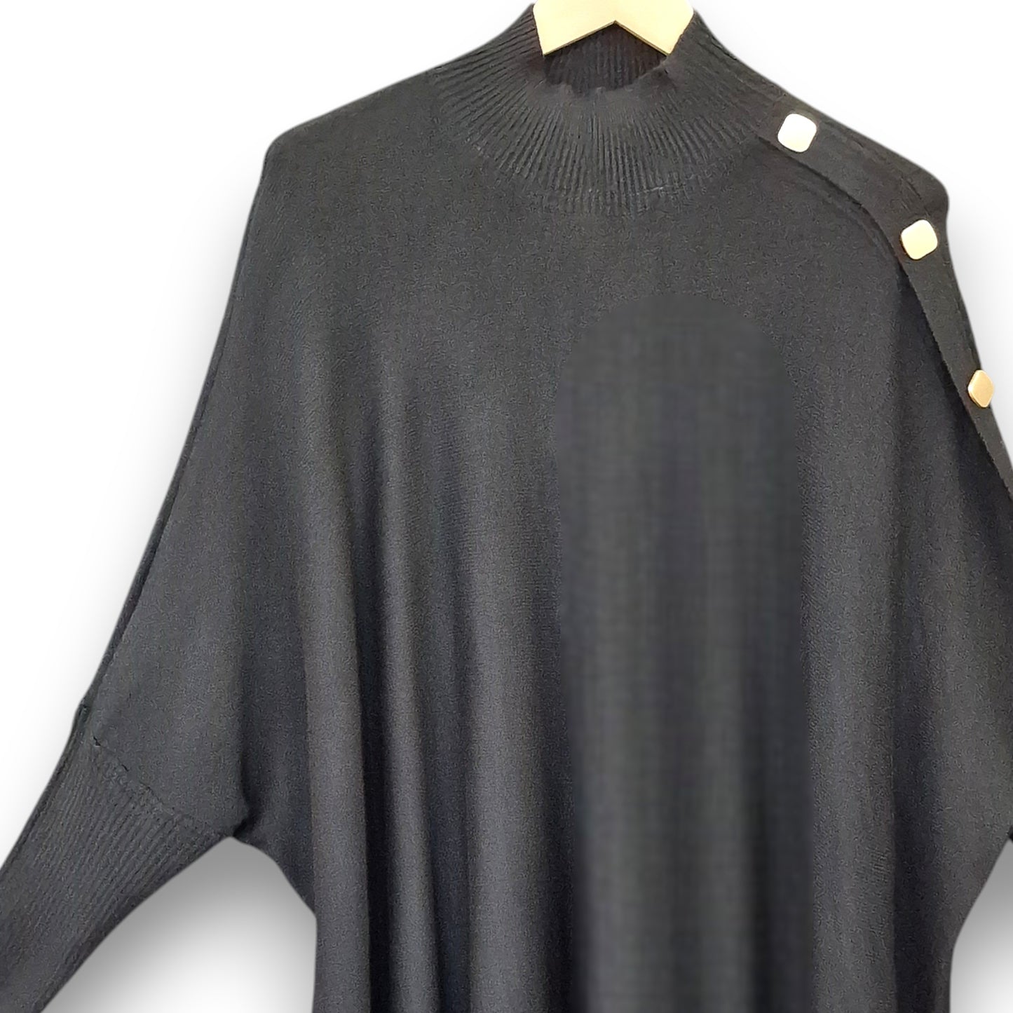 Maxi Maglia con Bottoni Dorati Ilary