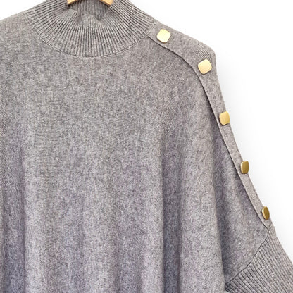 Maxi Maglia con Bottoni Dorati Ivonne