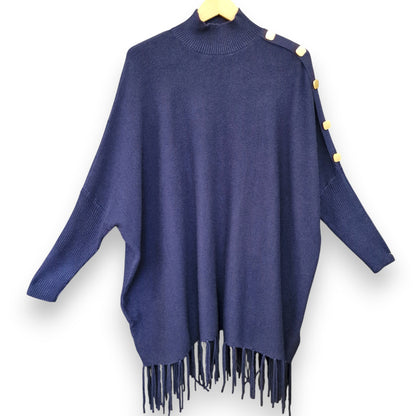 Maxi Maglia con Bottoni Dorati Iggy