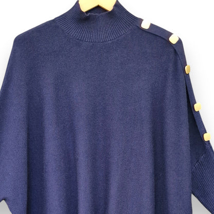 Maxi Maglia con Bottoni Dorati Iggy