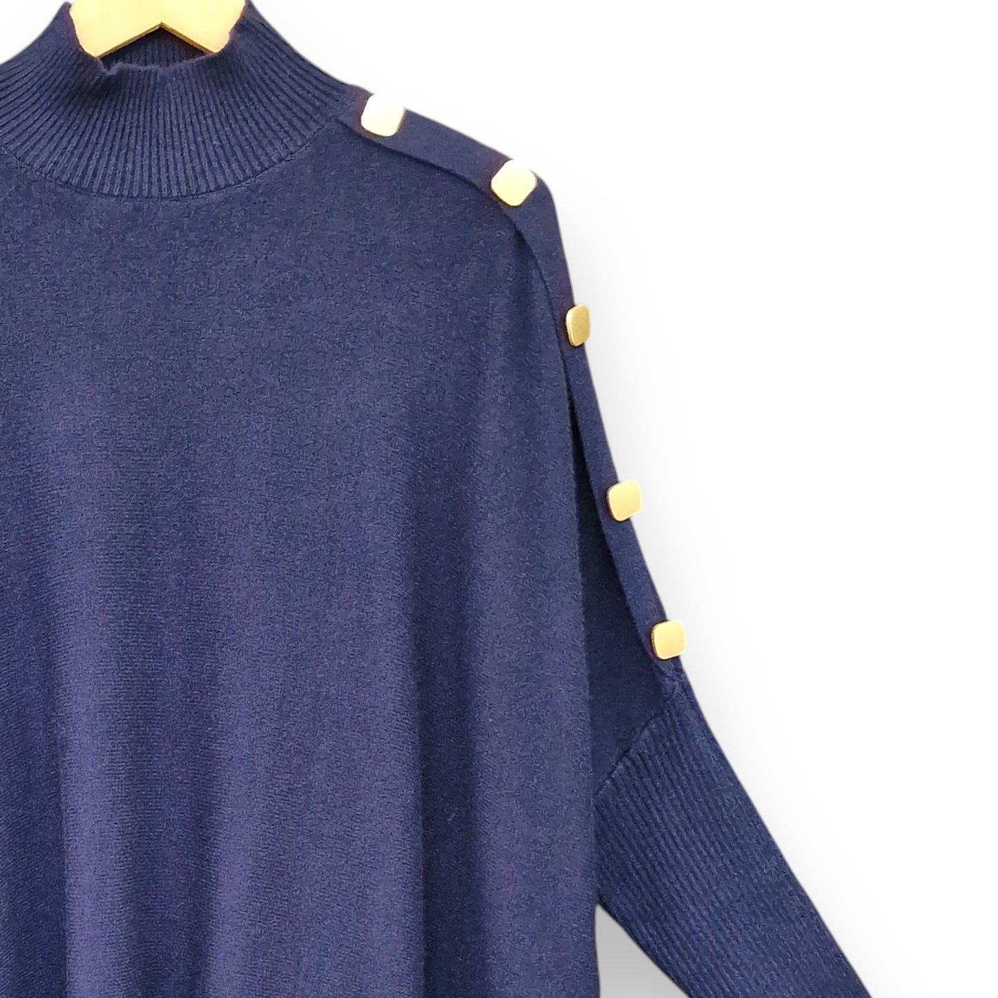 Maxi Maglia con Bottoni Dorati Iggy