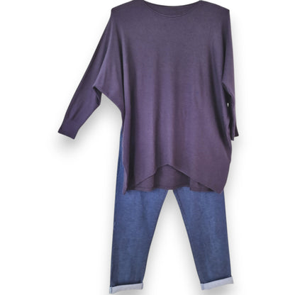 Maxi Maglia Pipistrello Easy