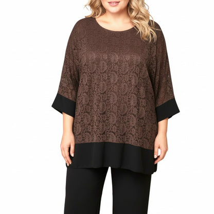 Maxi Maglia Doppia in Pizzo e Viscosa Allegra