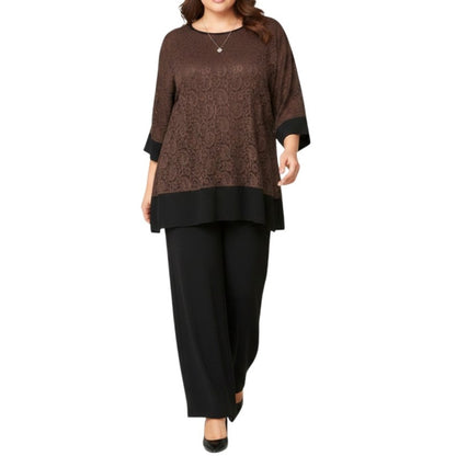 Maxi Maglia Doppia in Pizzo e Viscosa Allegra