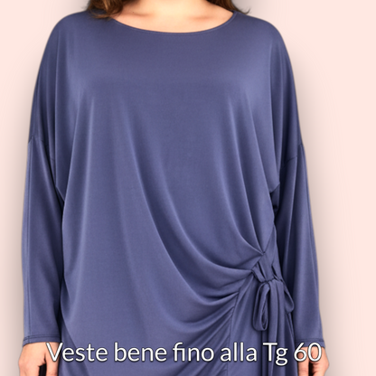 Maxi Completo in Crepe di Misto Viscosa Graziella