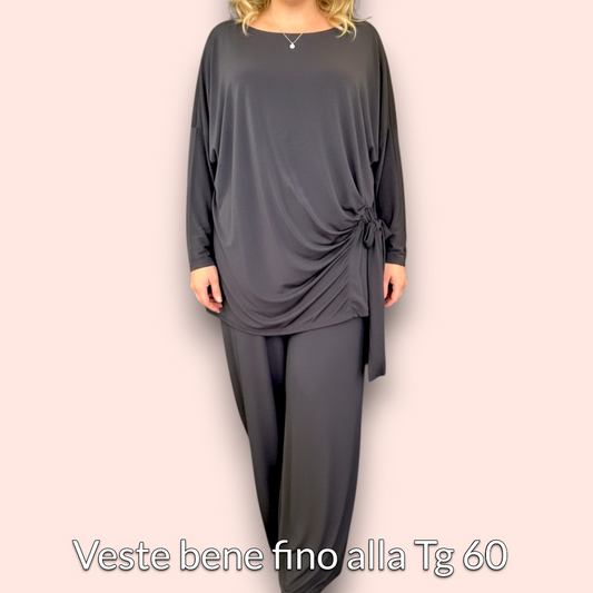 Maxi Completo in Crepe di Misto Viscosa Giuseppina