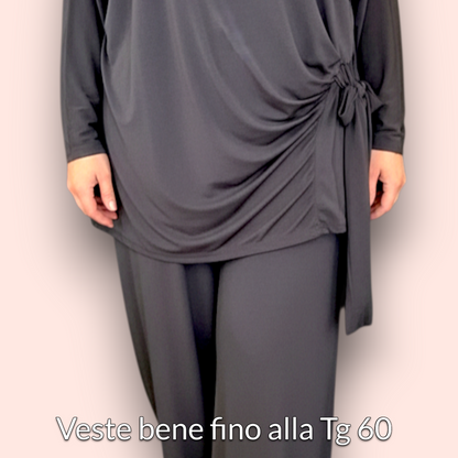 Maxi Completo in Crepe di Misto Viscosa Giuseppina