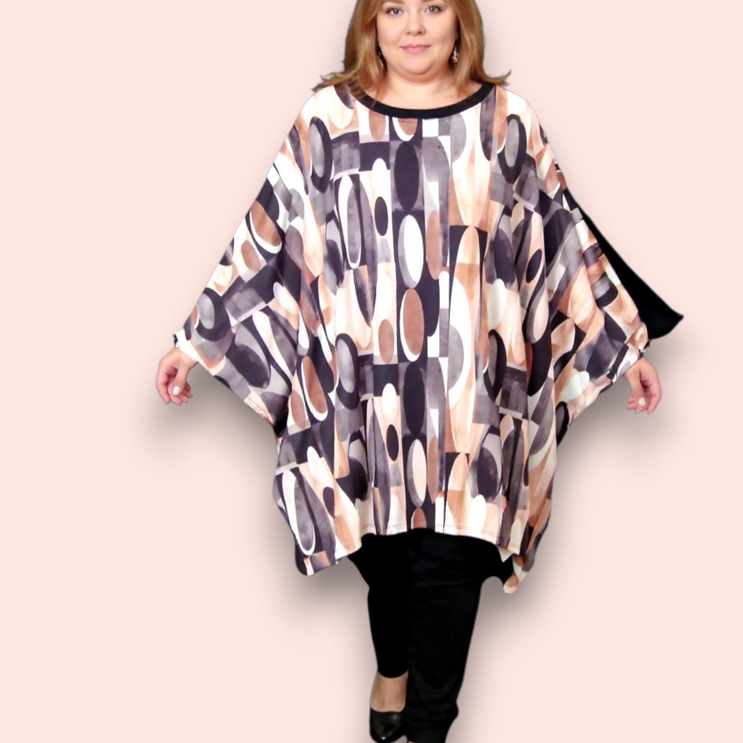 Maxi Maglia In Crepe Drusilla