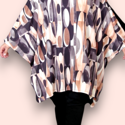 Maxi Maglia In Crepe Drusilla