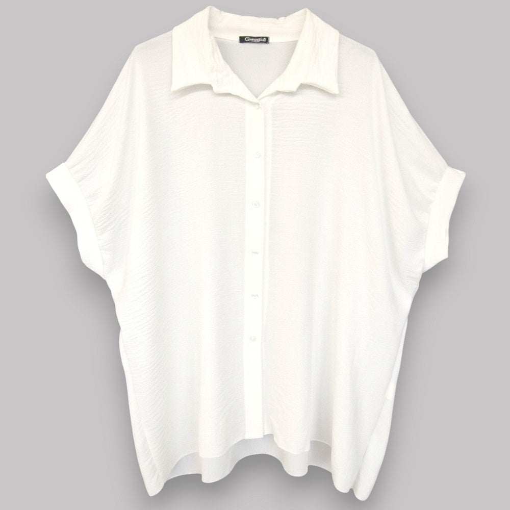 Maxi Camicia 100% Viscosa Floriana