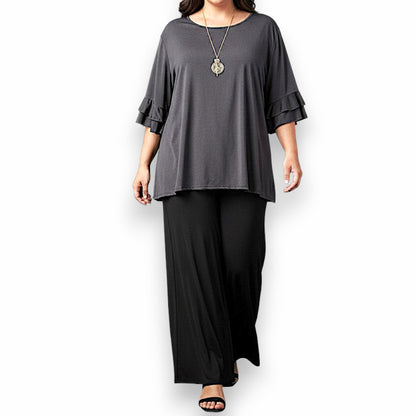 Maxi Maglia in Crepe Con Collana Valeria