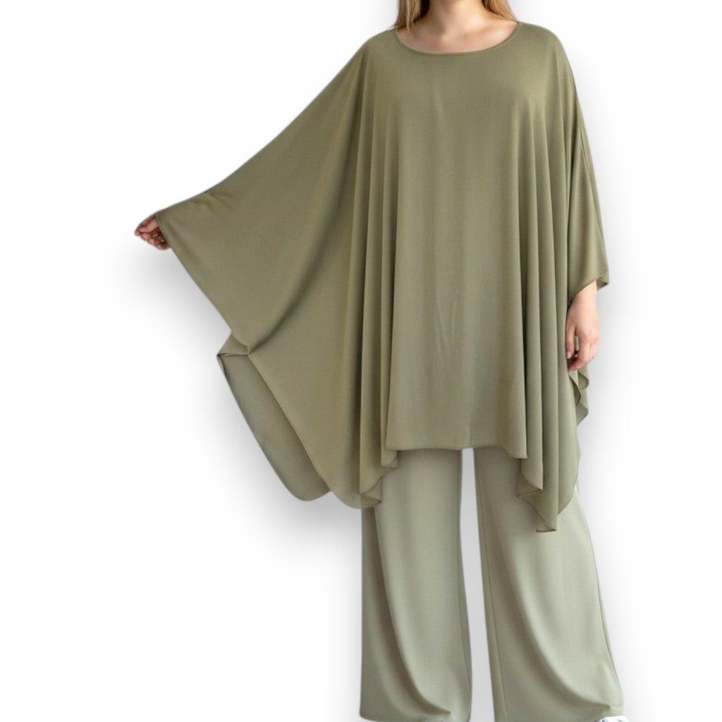 Completo Taglie Forti in Georgette Dudu
