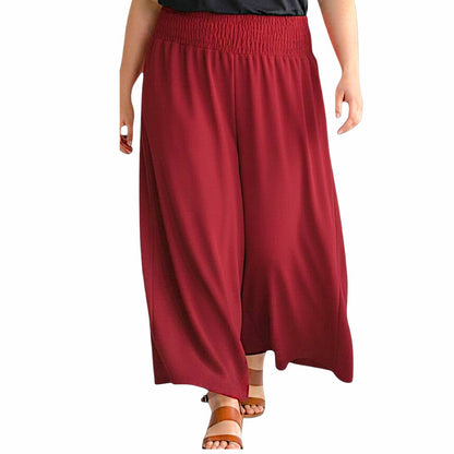 Maxi Pantalone Palazzo 100% Viscosa Morella
