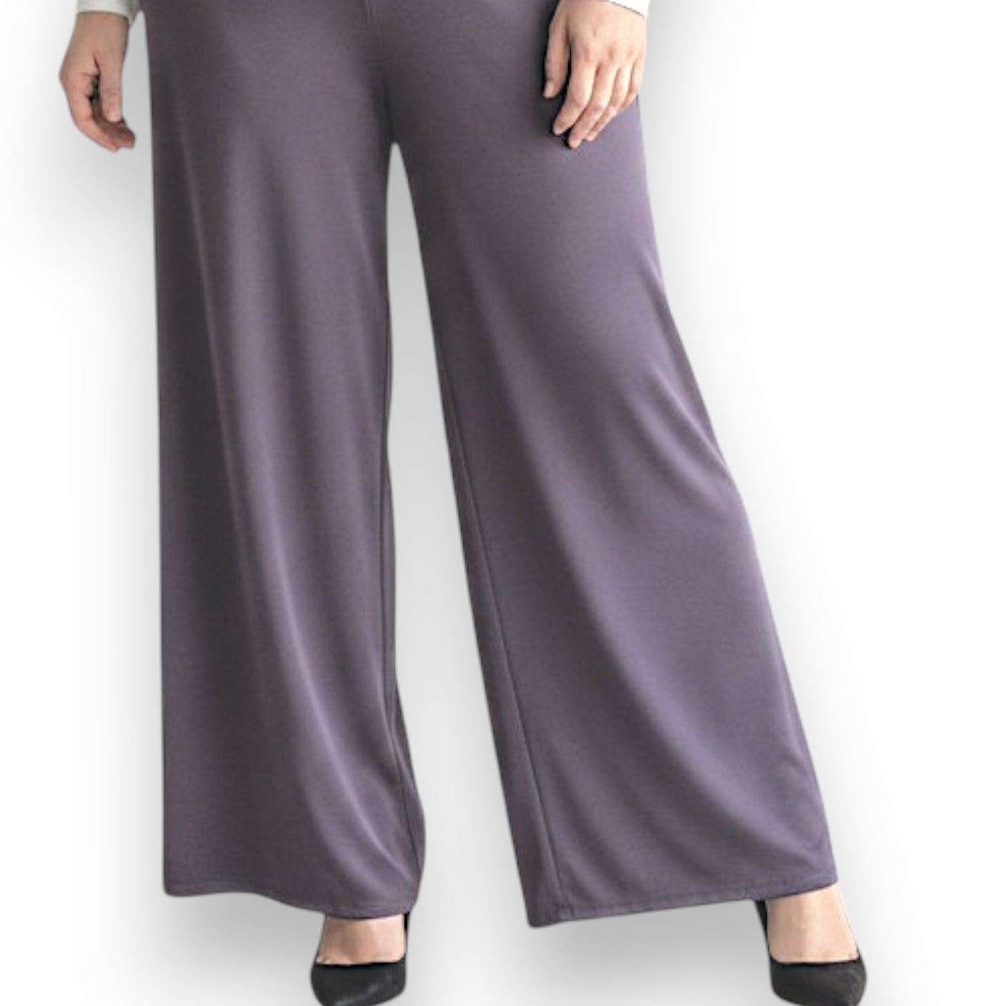 Maxi Pantalone Vita Alta Fiano