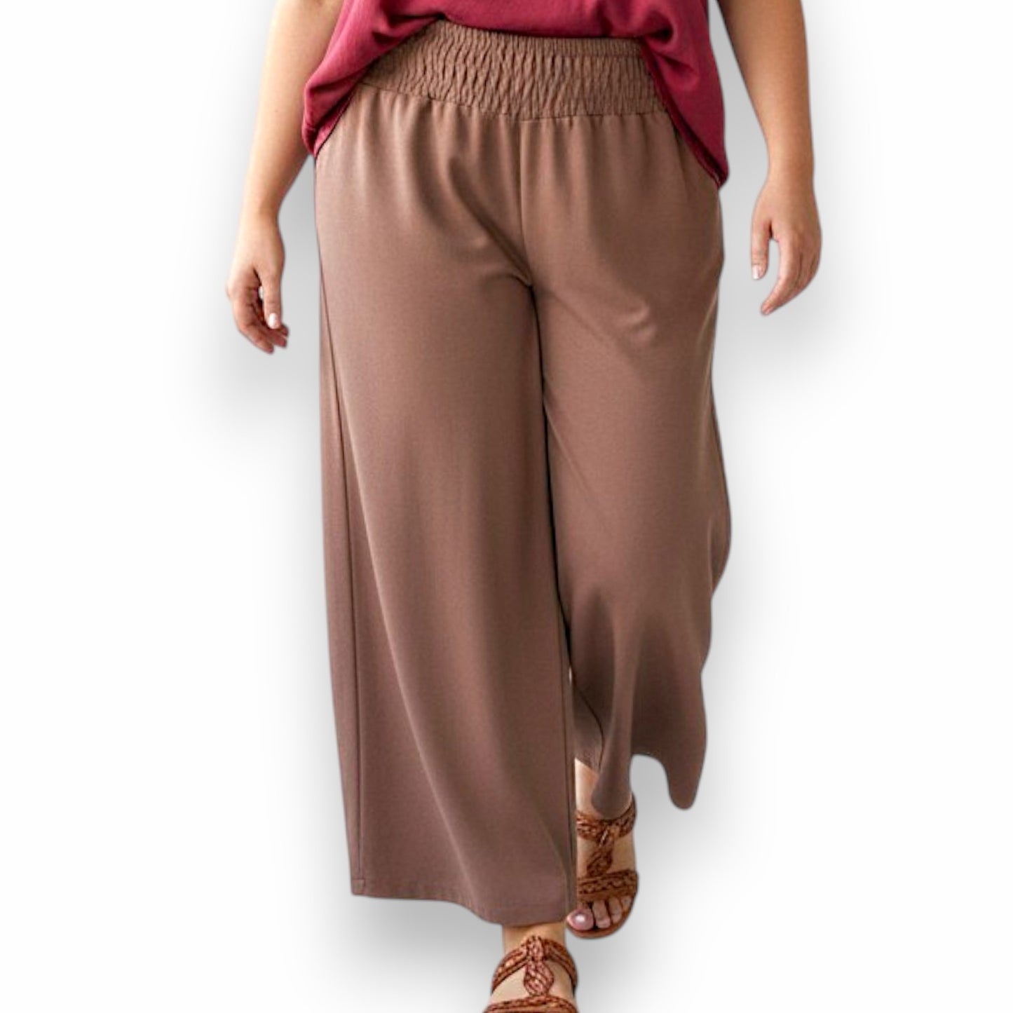 Maxi Pantalone Palazzo 100% Viscosa Miranda