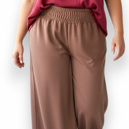 Maxi Pantalone Palazzo 100% Viscosa Miranda