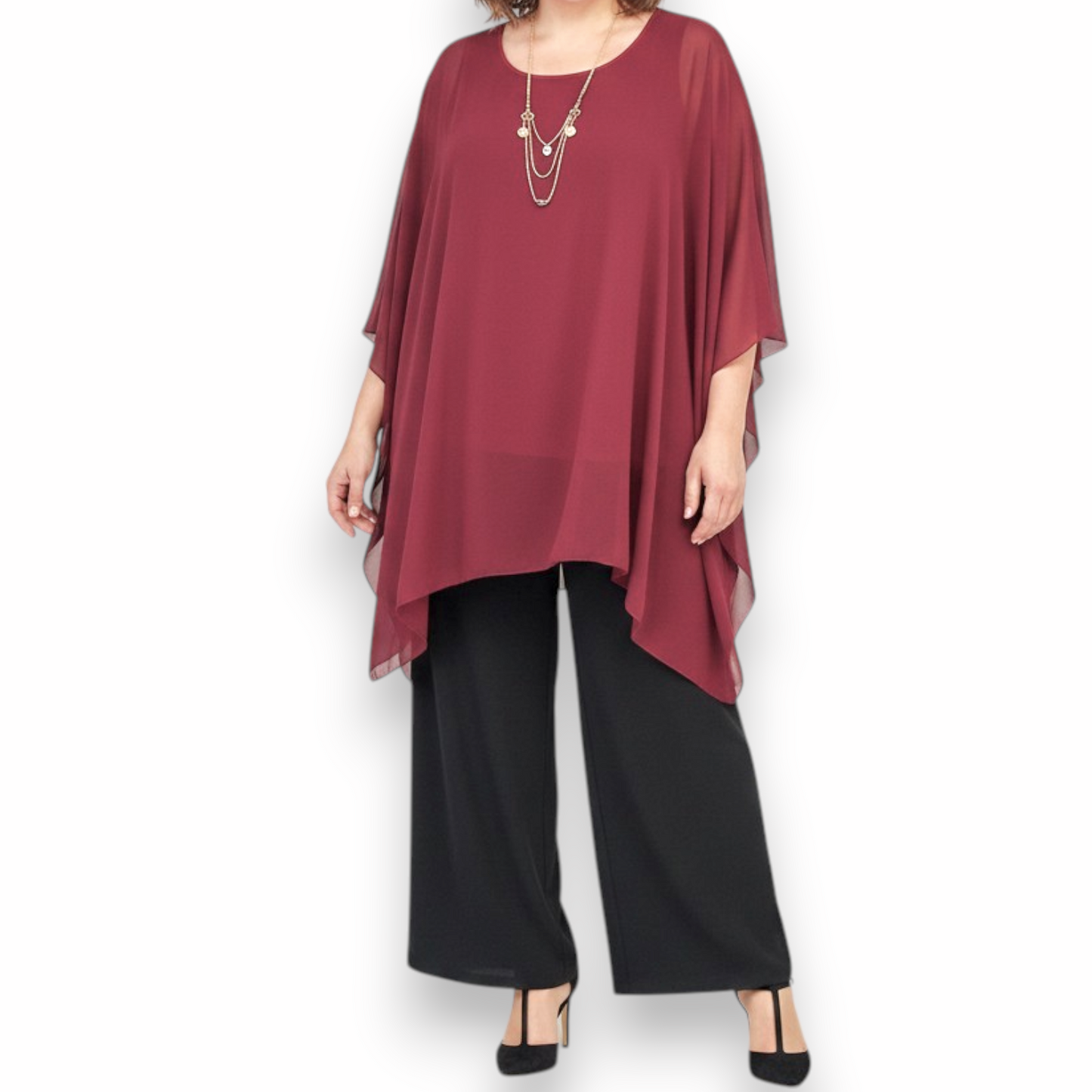 Completo Taglie Forti in Georgette Didi