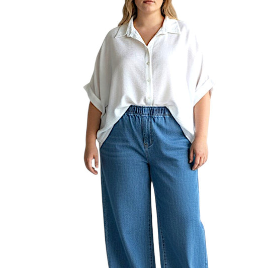 Maxi Camicia 100% Viscosa Floriana