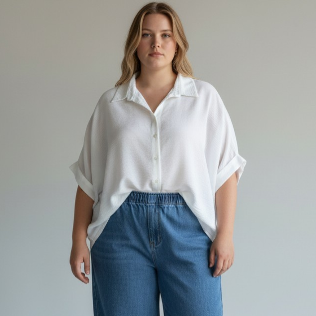 Maxi Camicia 100% Viscosa Floriana