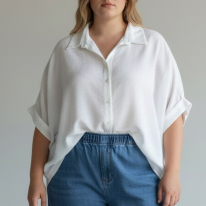 Maxi Camicia 100% Viscosa Floriana