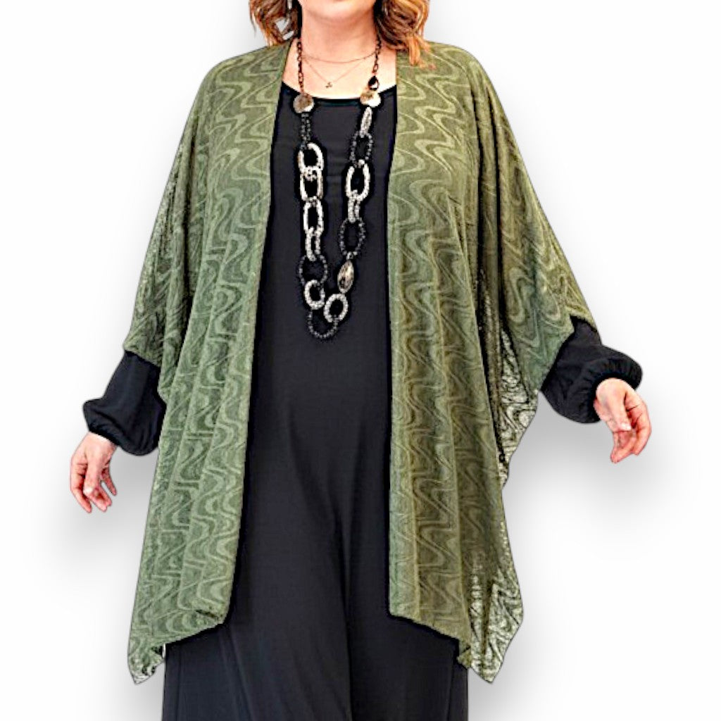 Maxi Stola in Pizzo Elasticizzato Sinny