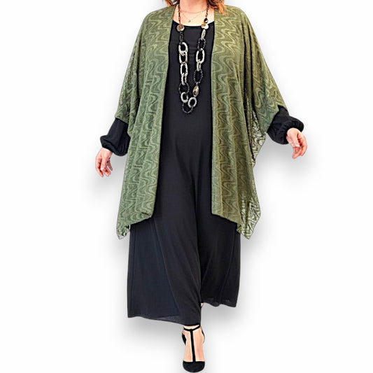 Maxi Stola in Pizzo Elasticizzato Sinny
