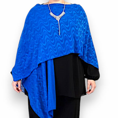 Maxi Stola in Pizzo Elasticizzato Silvia